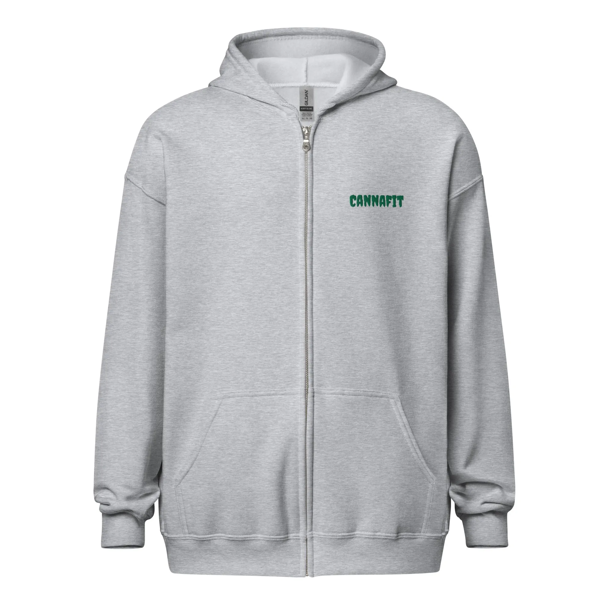 Kelley Green Cannafit Unisex Zip Hoodie