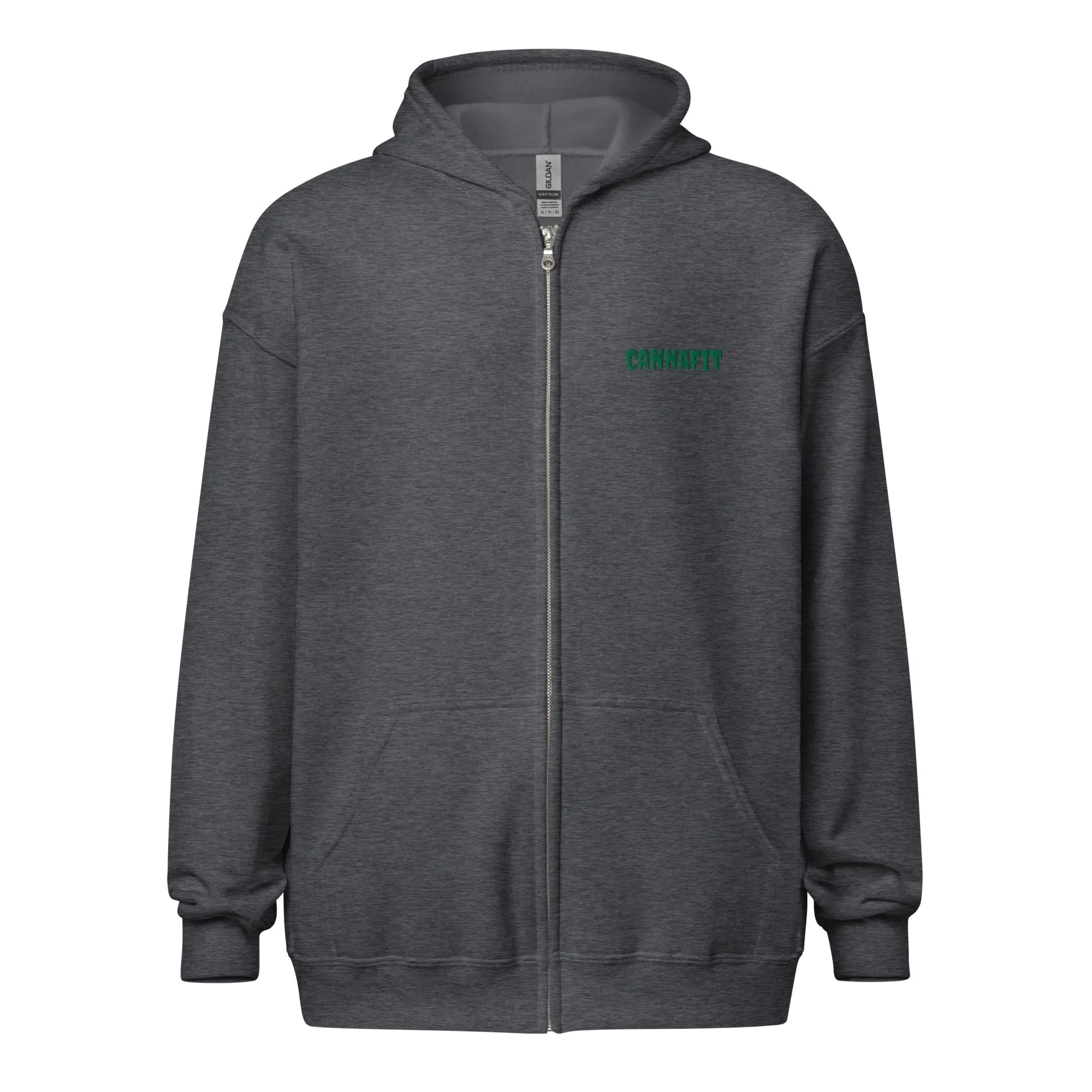 Kelley Green Cannafit Unisex Zip Hoodie