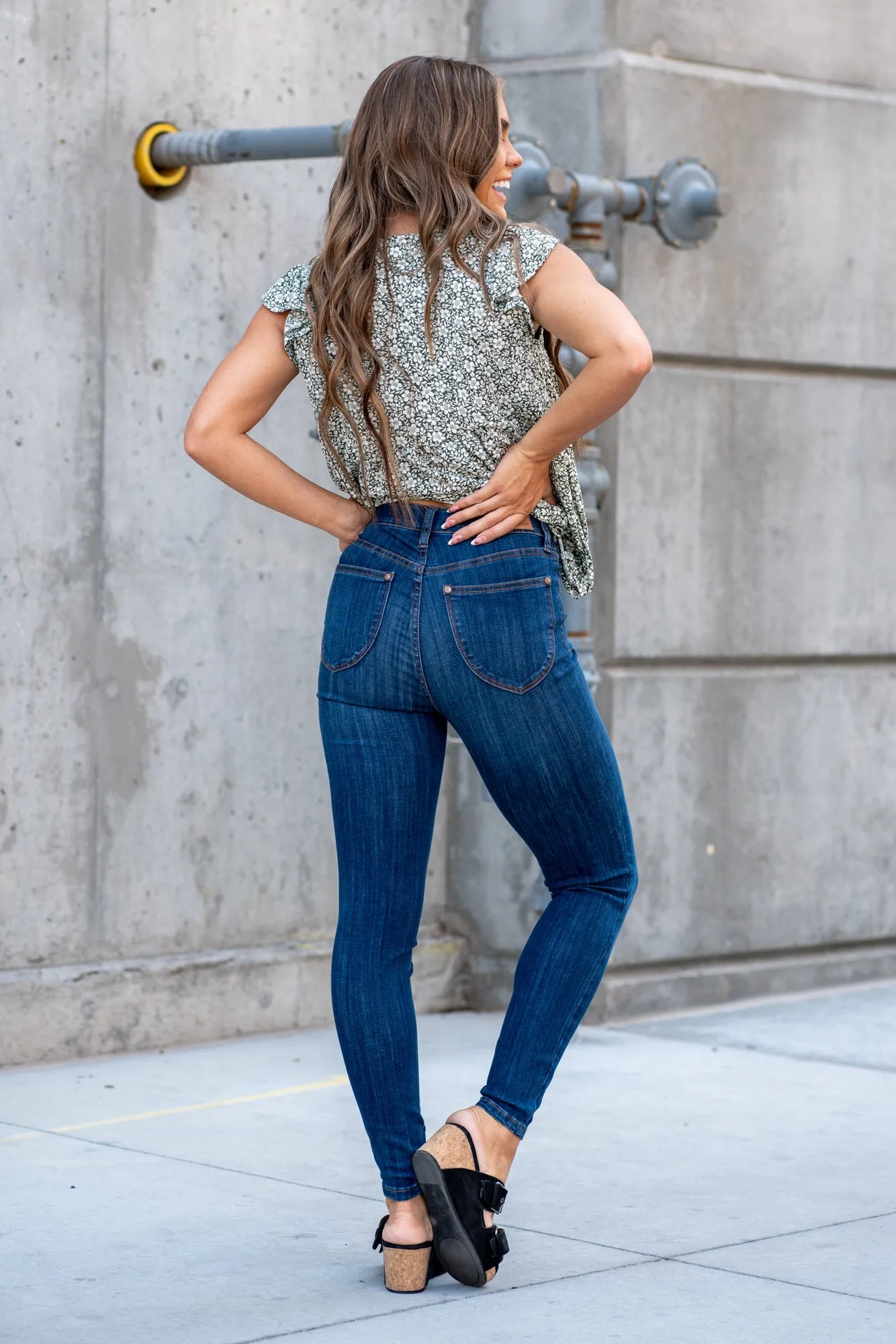 Kingsport High Rise Pull On Skinny Jegging Regular & Plus Sizes
