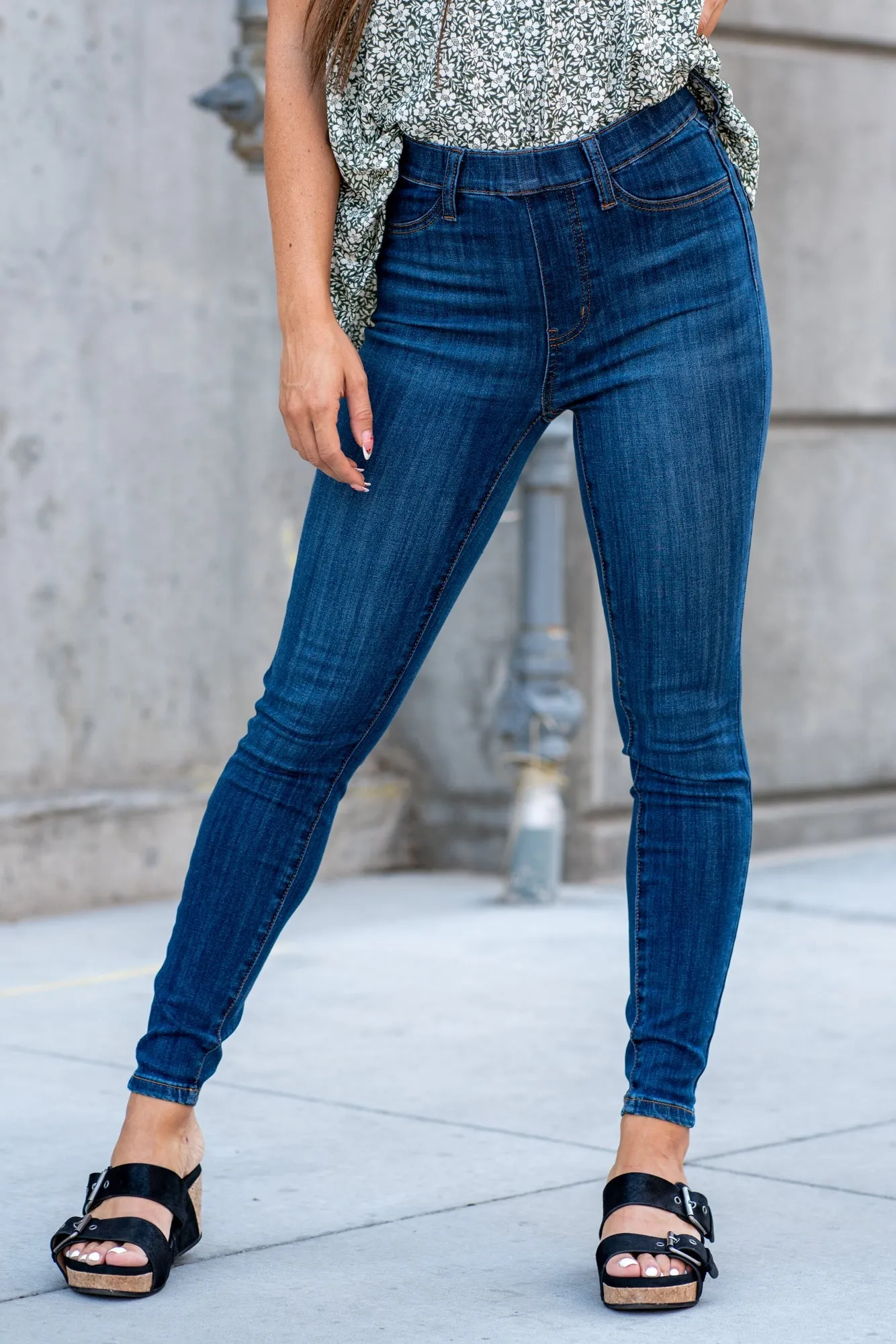 Kingsport High Rise Pull On Skinny Jegging Regular & Plus Sizes