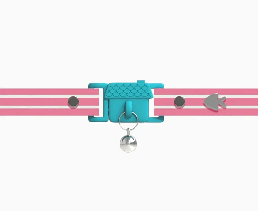 Kittyrama Bermuda Safety Breakaway Silicone Cat Collar