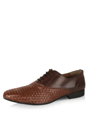 KNOTTY DERBY Woven Oxford