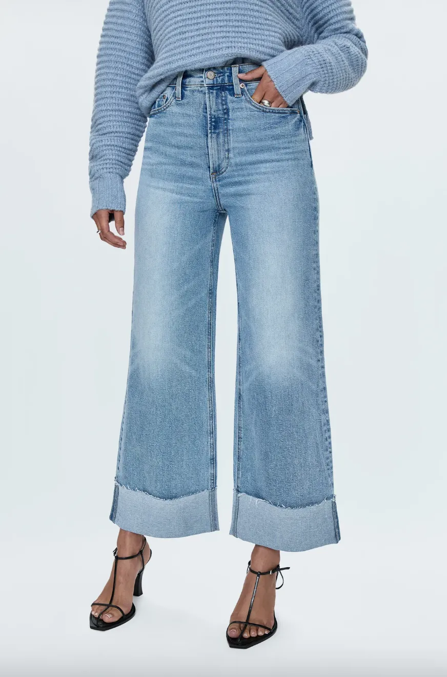 Lana Cuffed Wide Leg-Snowcat