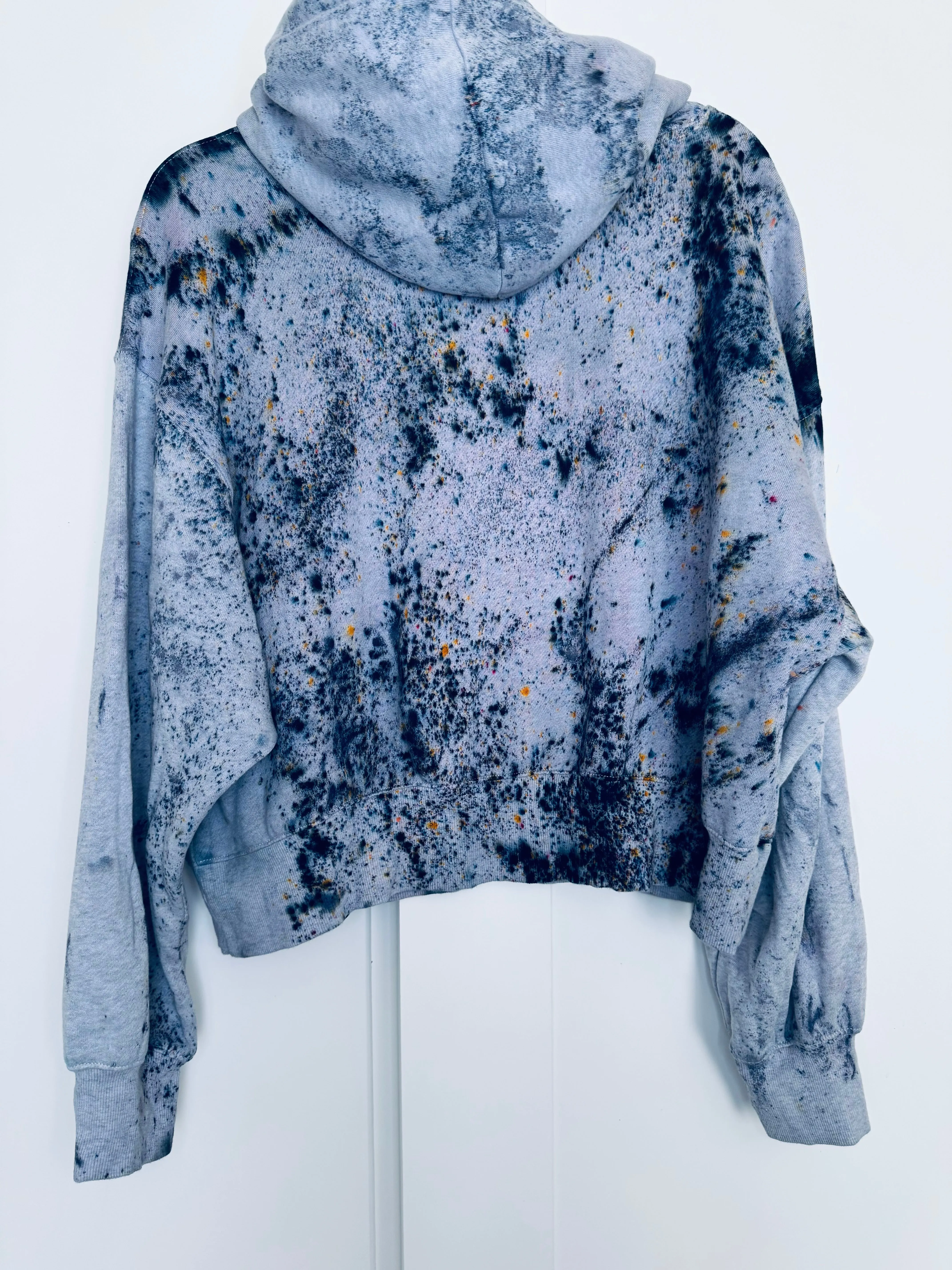 Large Ladies So Cozy Peace Splatter Hoodie