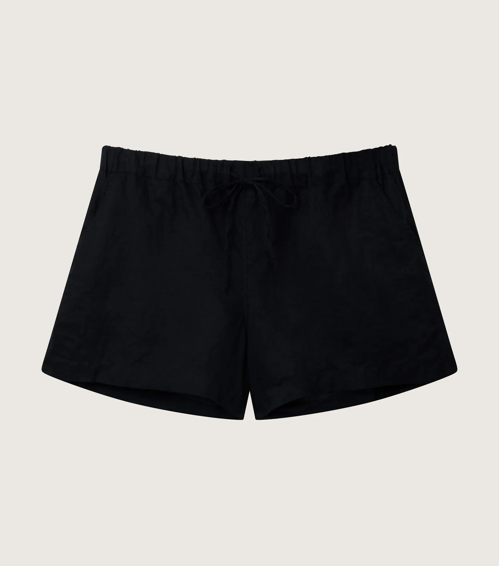Linen Shorts - Black
