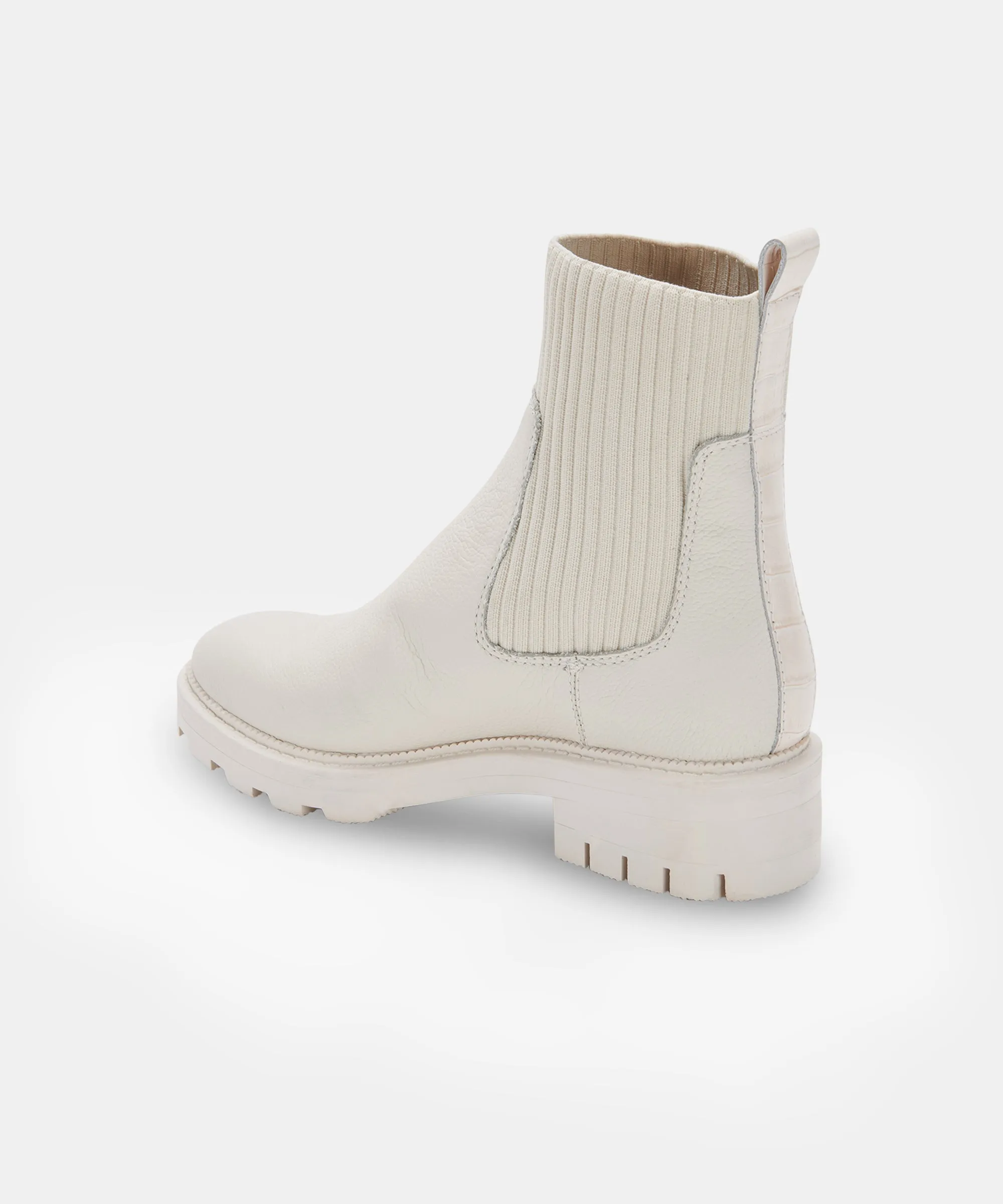 LINZA BOOTS IVORY LEATHER
