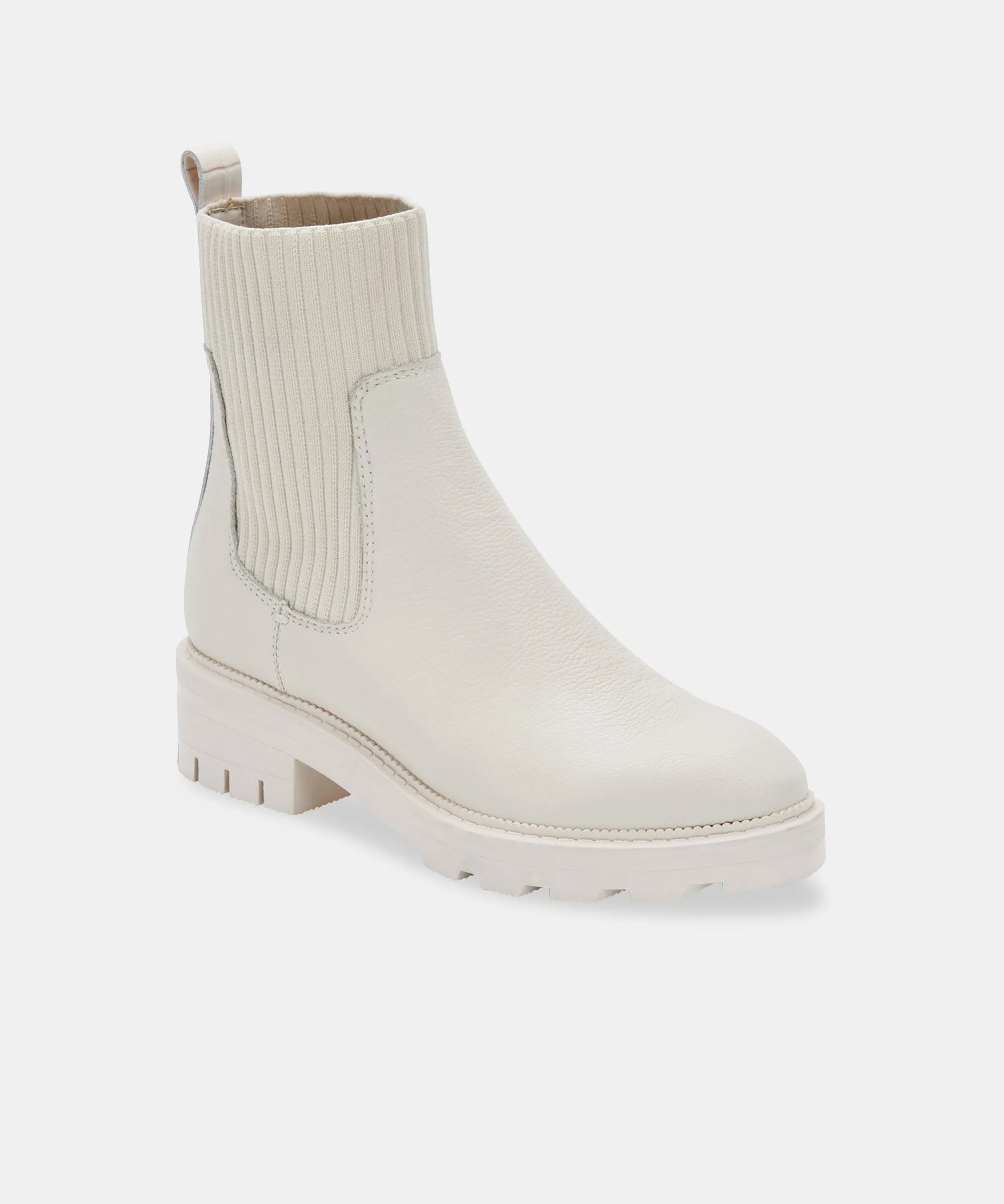 LINZA BOOTS IVORY LEATHER