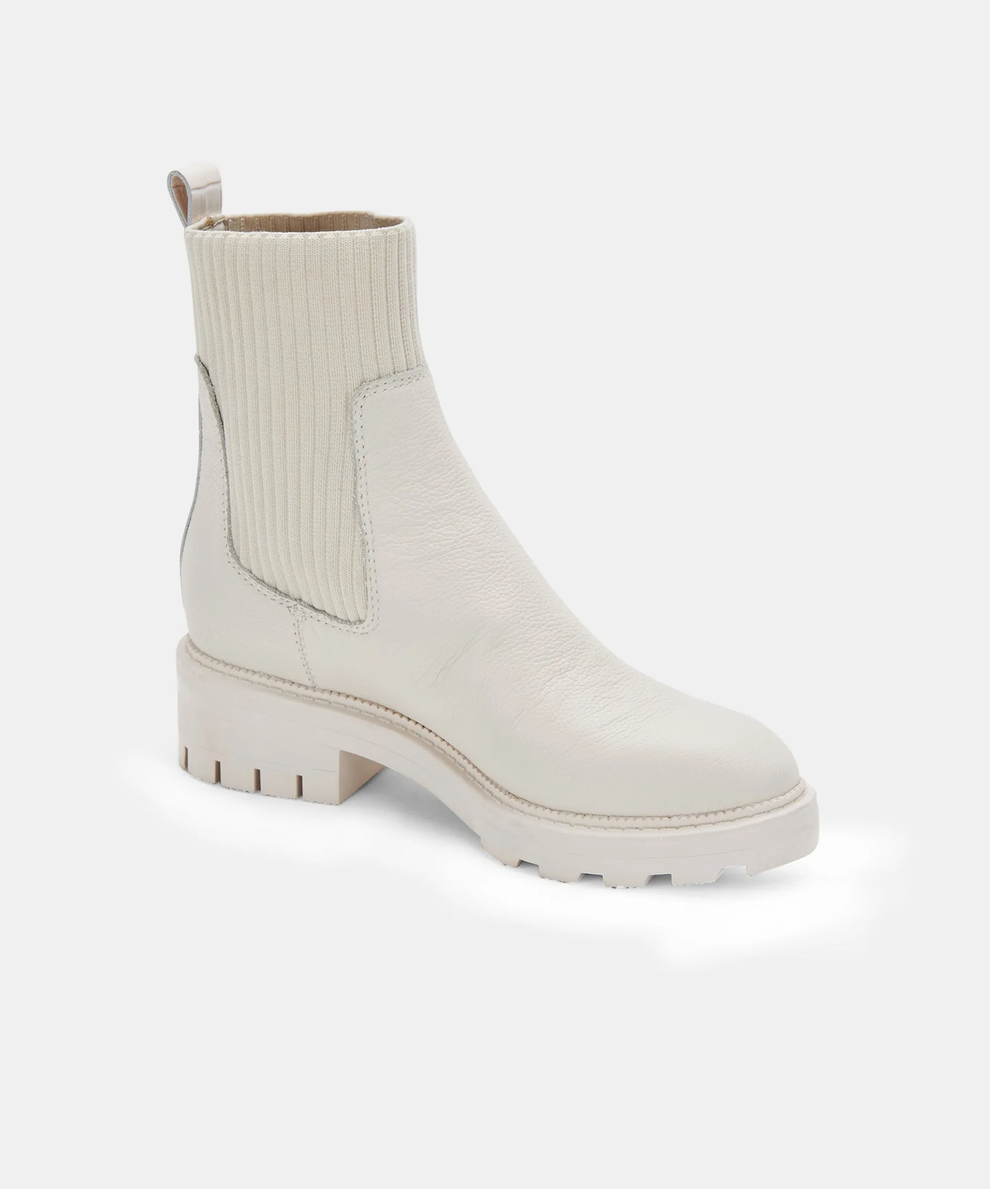 LINZA BOOTS IVORY LEATHER