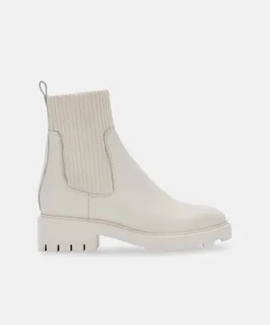 LINZA BOOTS IVORY LEATHER