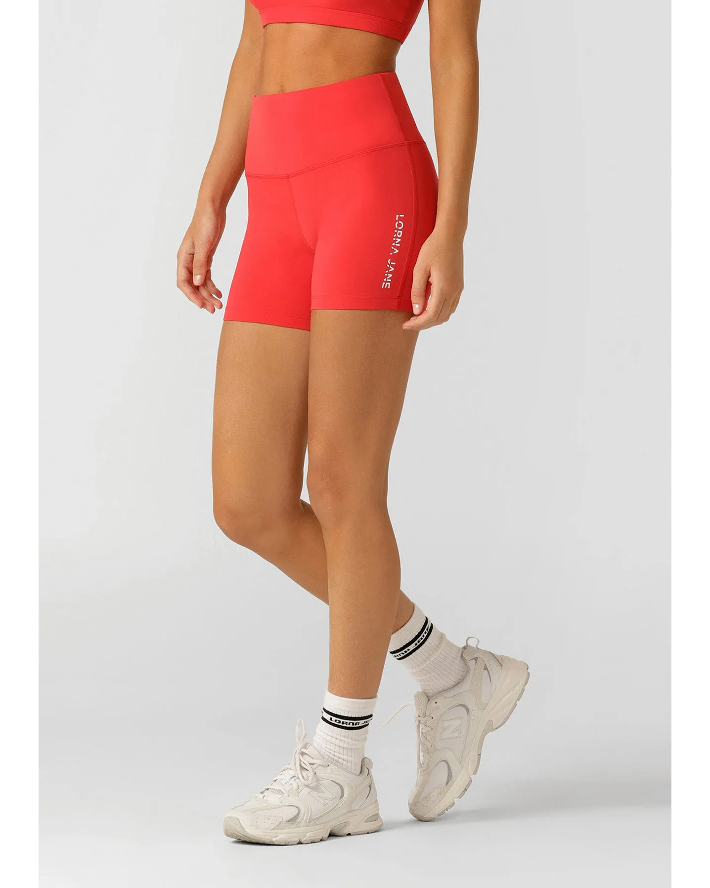 Lorna Jane Lotus No Chafe 12cm Bike Shorts - Ginger