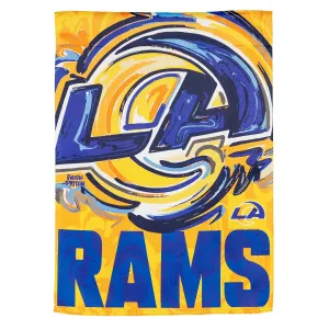 Los Angeles Rams, Suede GDN, Justin Patten Logo,14s3828jpal
