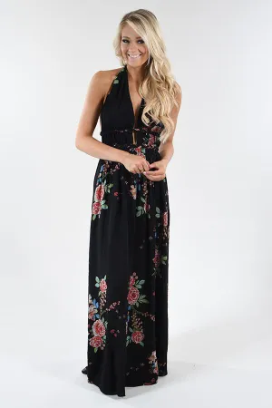 Magic Moments Maxi Dress - Black