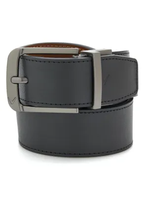 Mens Reversible Leather Golf Belt