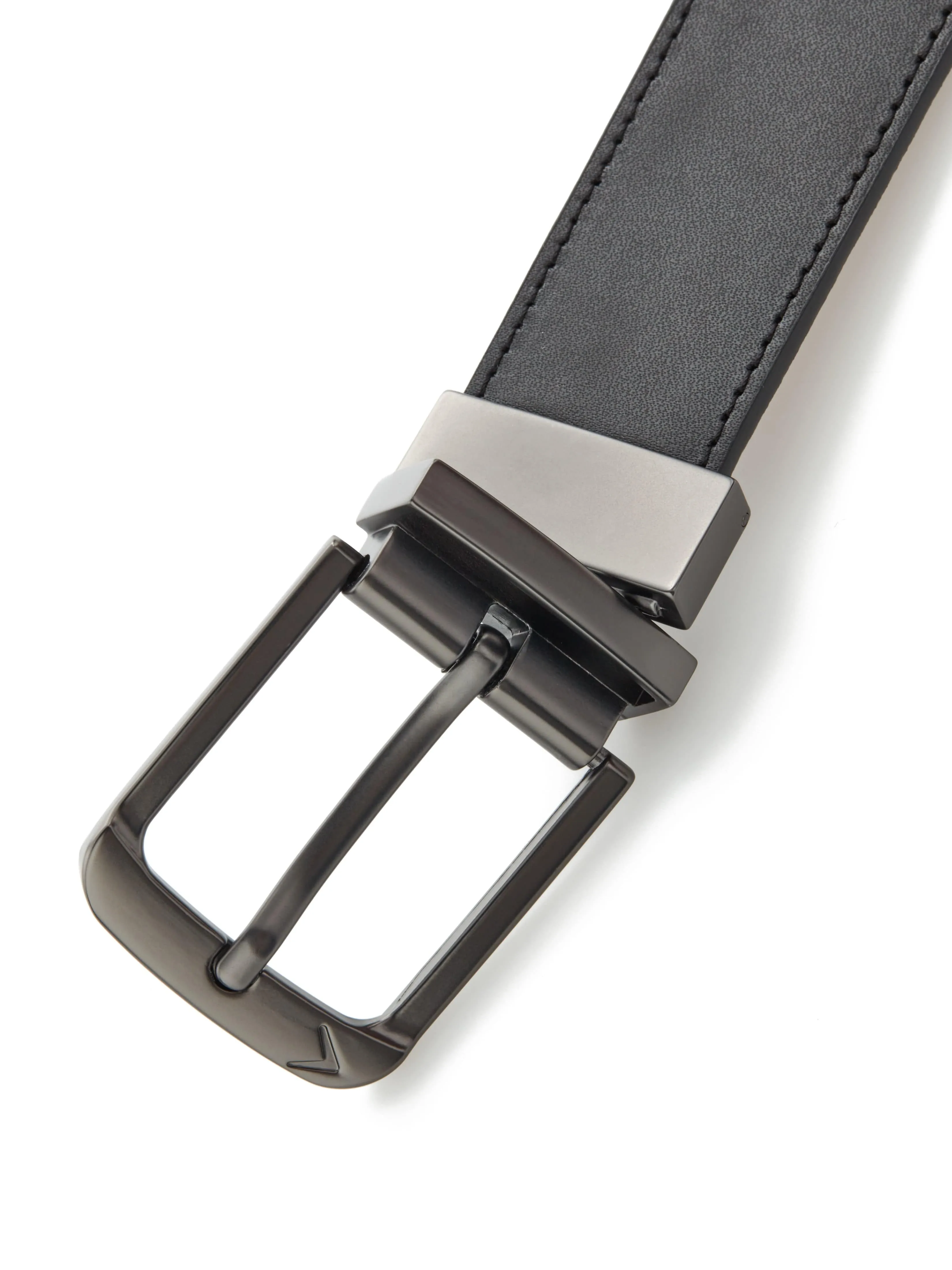 Mens Reversible Leather Golf Belt
