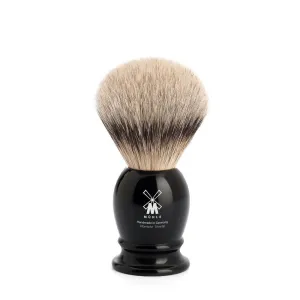 MÜHLE CLASSIC Shaving Brush, Silvertip Badger, Black, Small
