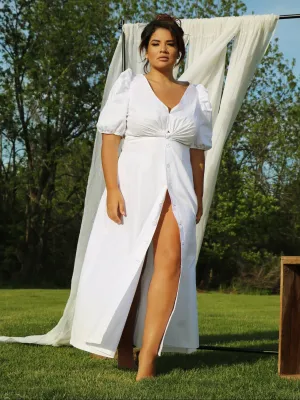 Mia Balloon Sleeve Maxi Dress