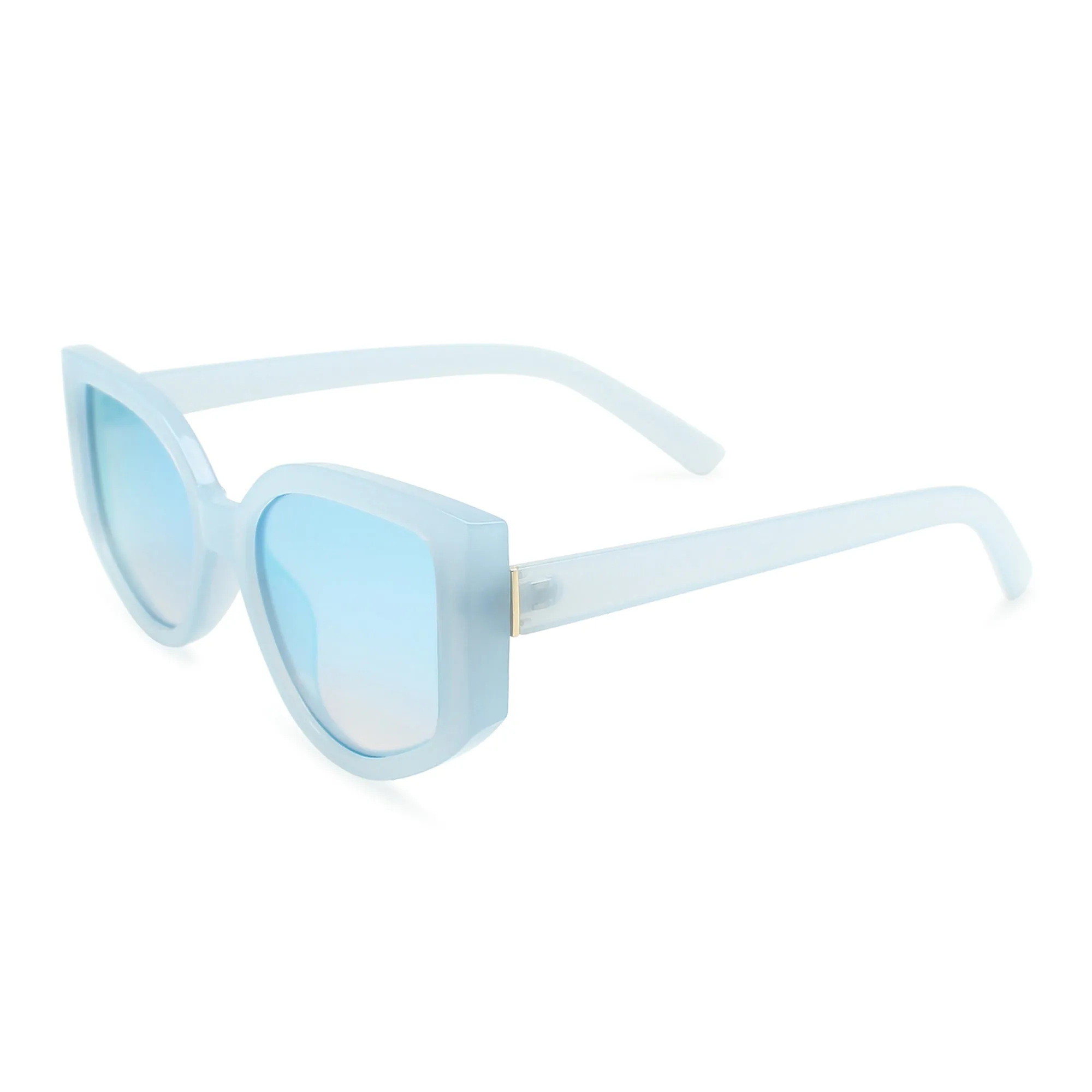 Mirror Lens Cat Eye Sunglasses for Women | C-5544