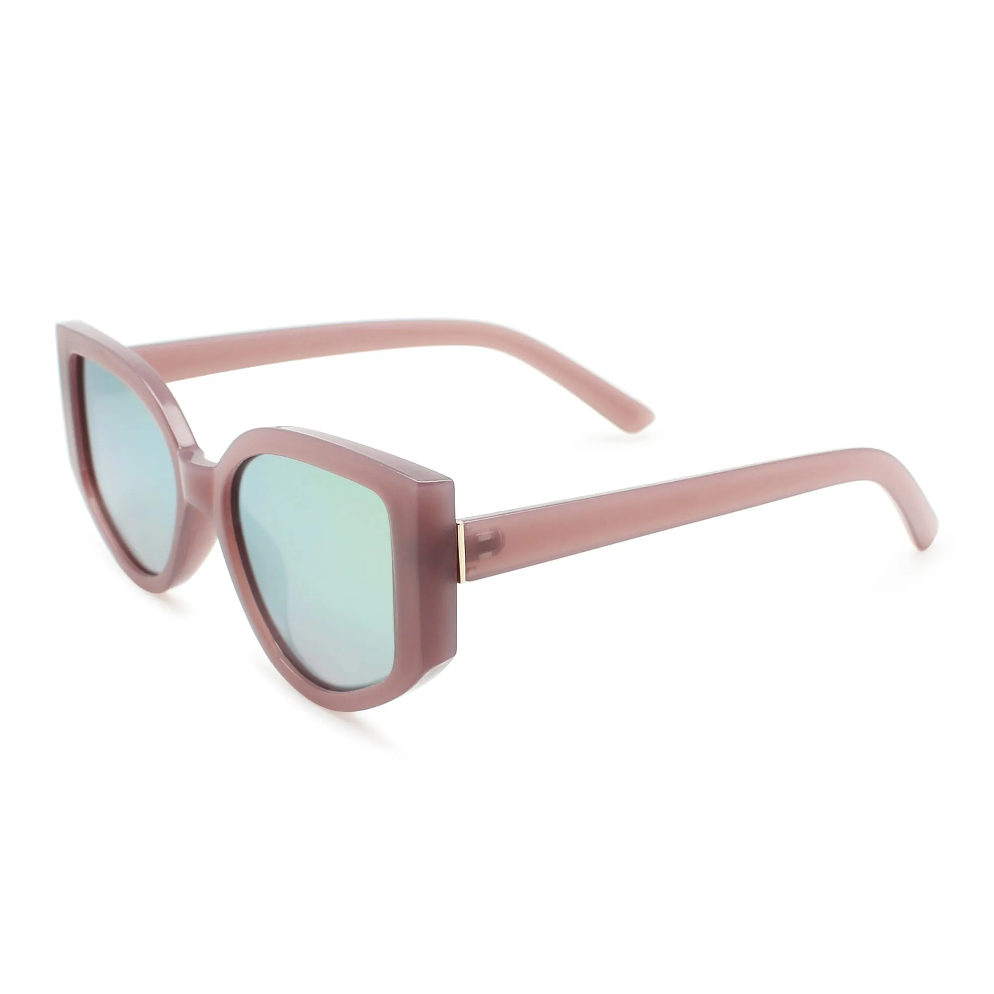 Mirror Lens Cat Eye Sunglasses for Women | C-5544