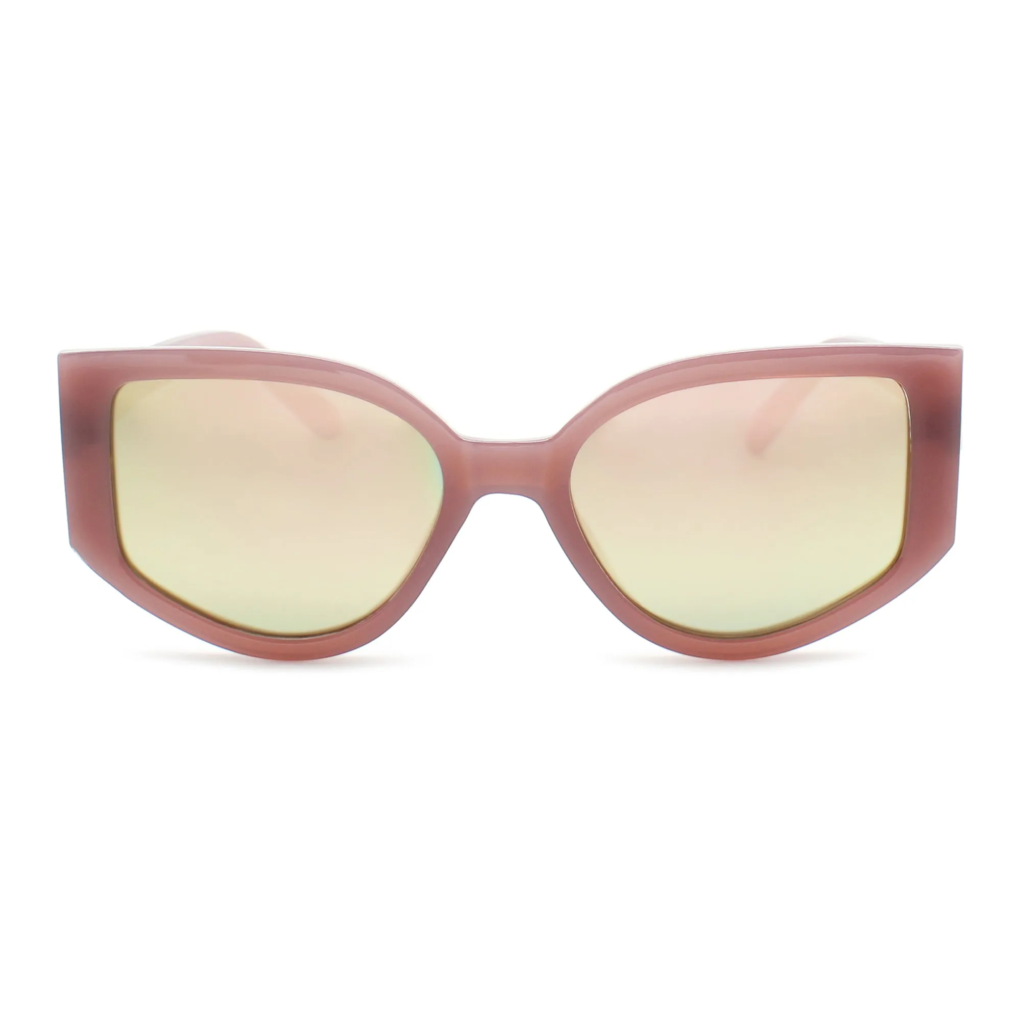 Mirror Lens Cat Eye Sunglasses for Women | C-5544