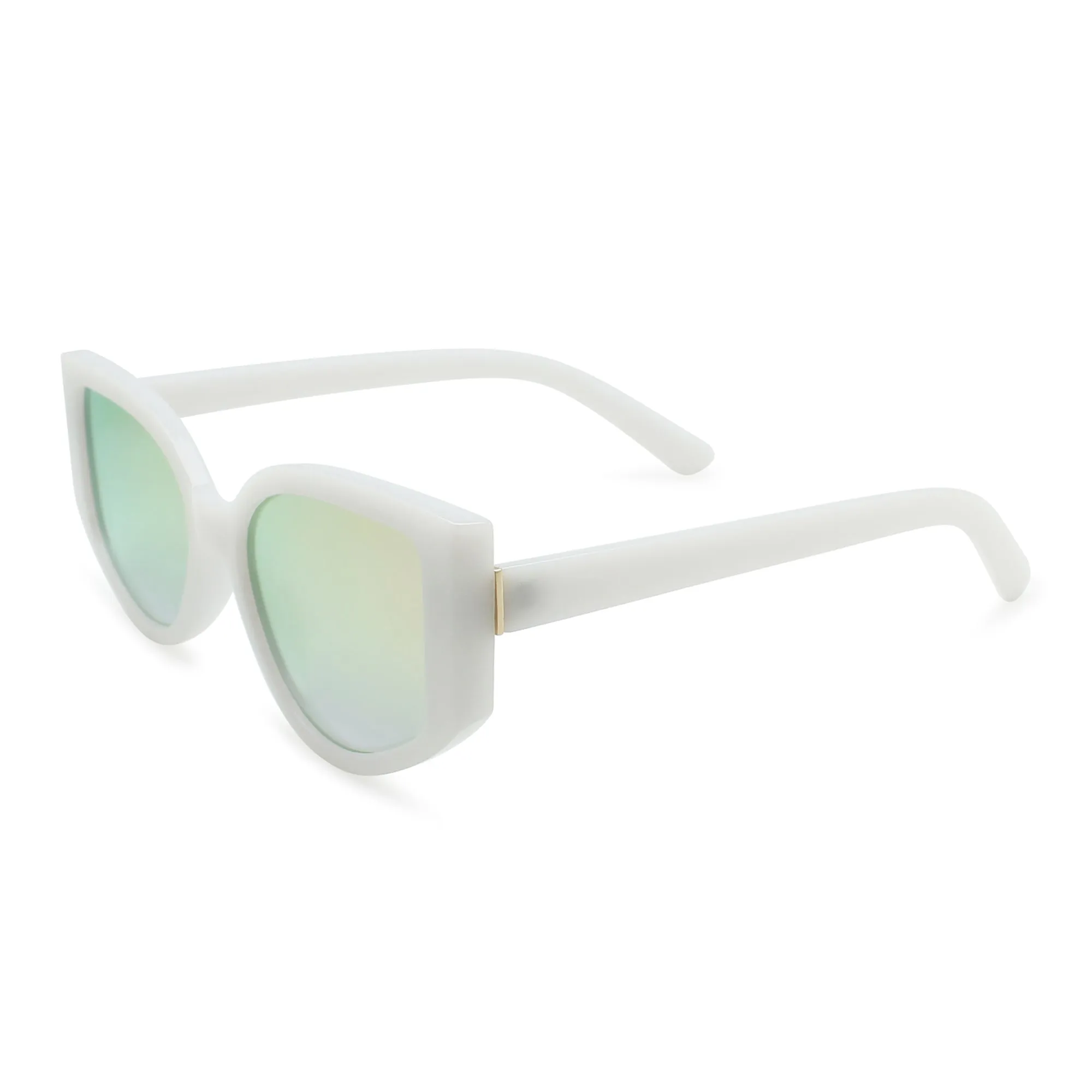 Mirror Lens Cat Eye Sunglasses for Women | C-5544