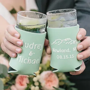 Mountain Range  - Wedding Can Cooler #75R