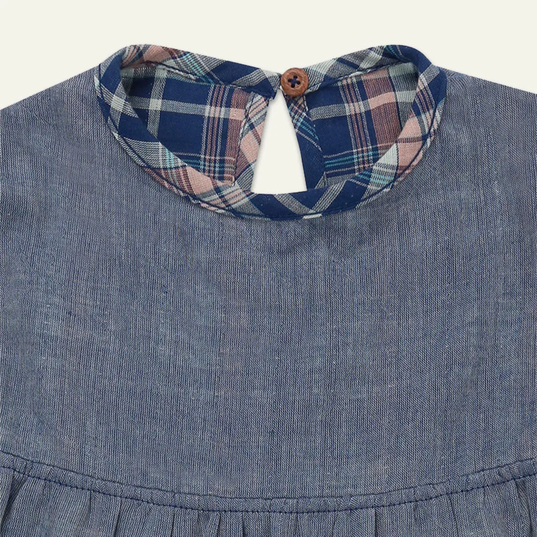 Multicoloured Check Print Dress