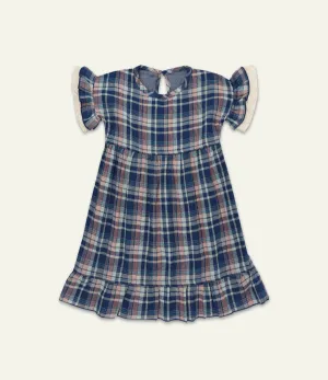 Multicoloured Check Print Dress