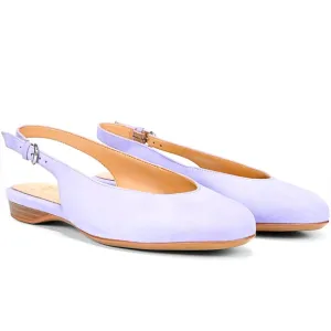 Naturalizer Primo Flat in Lavender Purple Suede