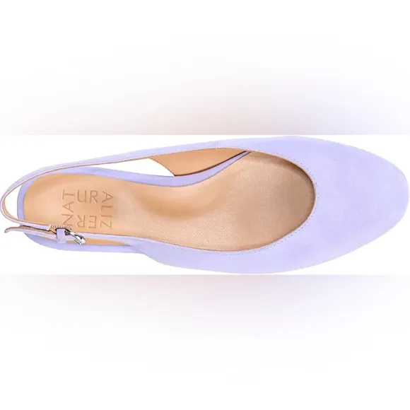 Naturalizer Primo Flat in Lavender Purple Suede