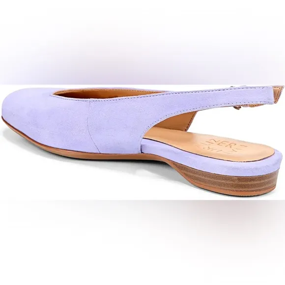Naturalizer Primo Flat in Lavender Purple Suede