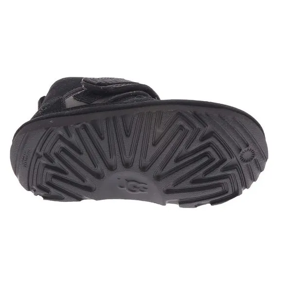 NEW UGG UNISEX-CHILD NEUMEL SNAPBACK BOOT, BLACK, 11