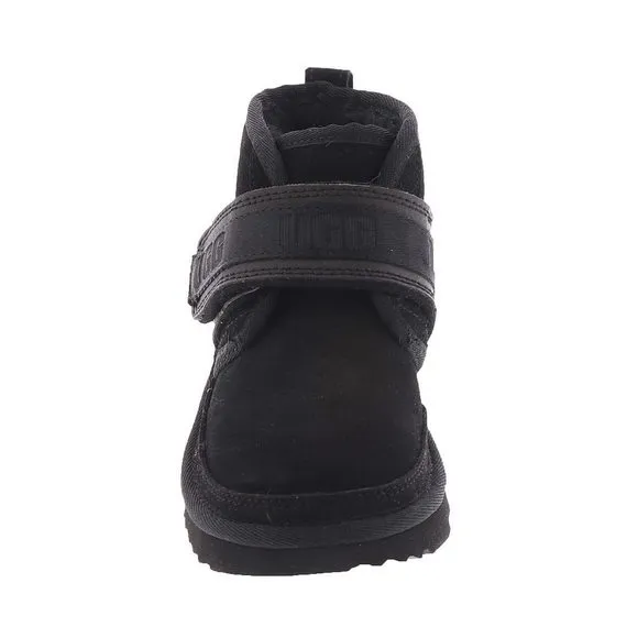 NEW UGG UNISEX-CHILD NEUMEL SNAPBACK BOOT, BLACK, 11
