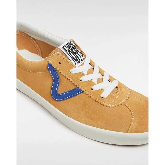 NEW VANS men's sport low suede sneaker in honey suede