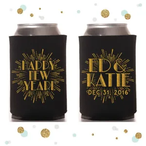 New Year's Wedding - Wedding Can Cooler #57R