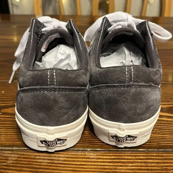 NWOB VANS HEIQ Eco Dry Water Repellent Gray and White Skate Shoes