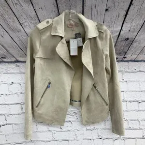 NWT Philosophy Vegan Suede Open Moto Jacket