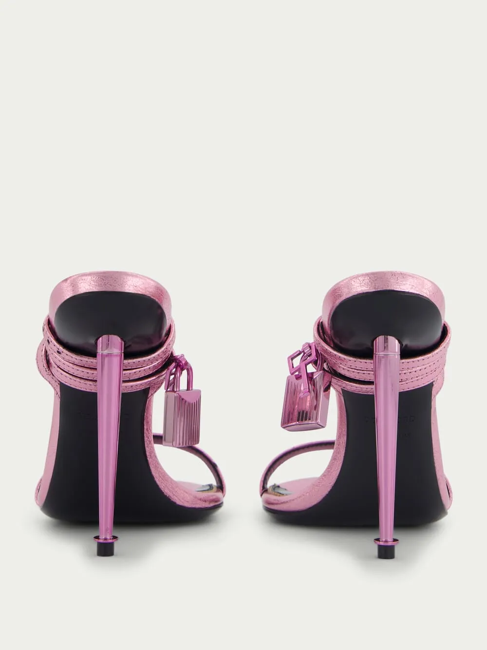 Padlock Leather Sandals