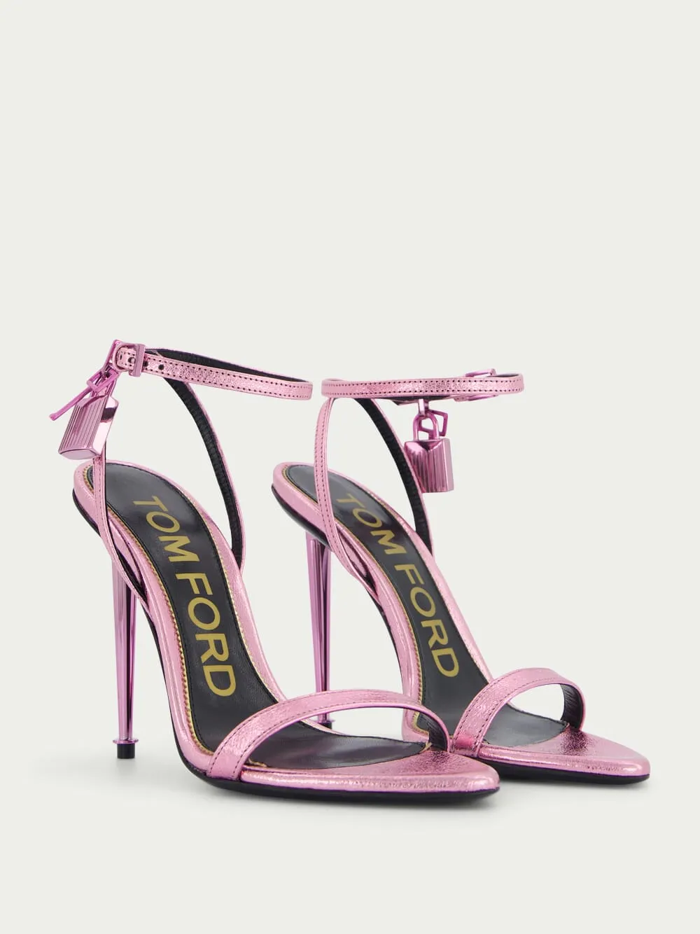 Padlock Leather Sandals