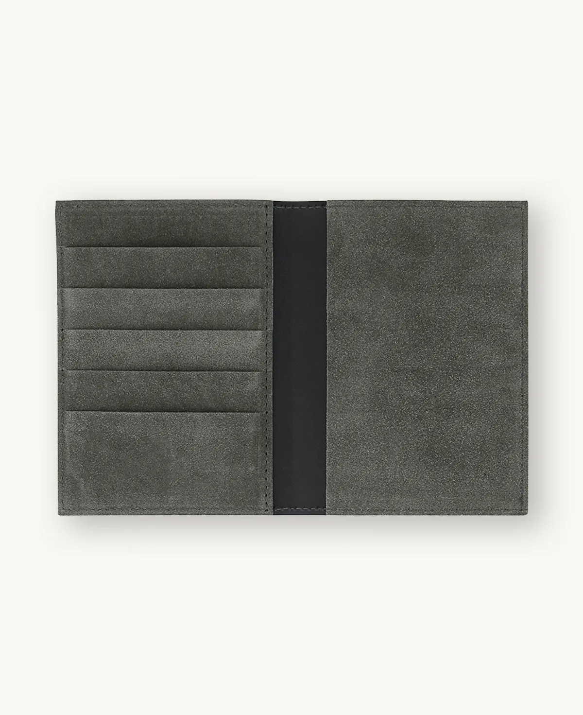 PASSPORT COVER DARK GREY