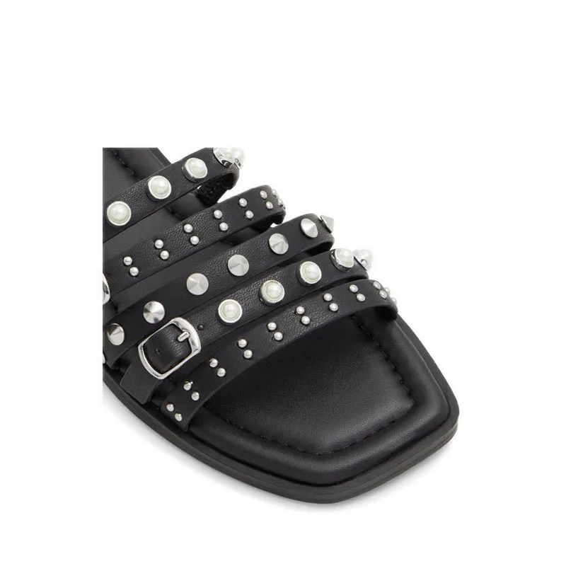 Pearlyne Women'S Flat Sandals - Black