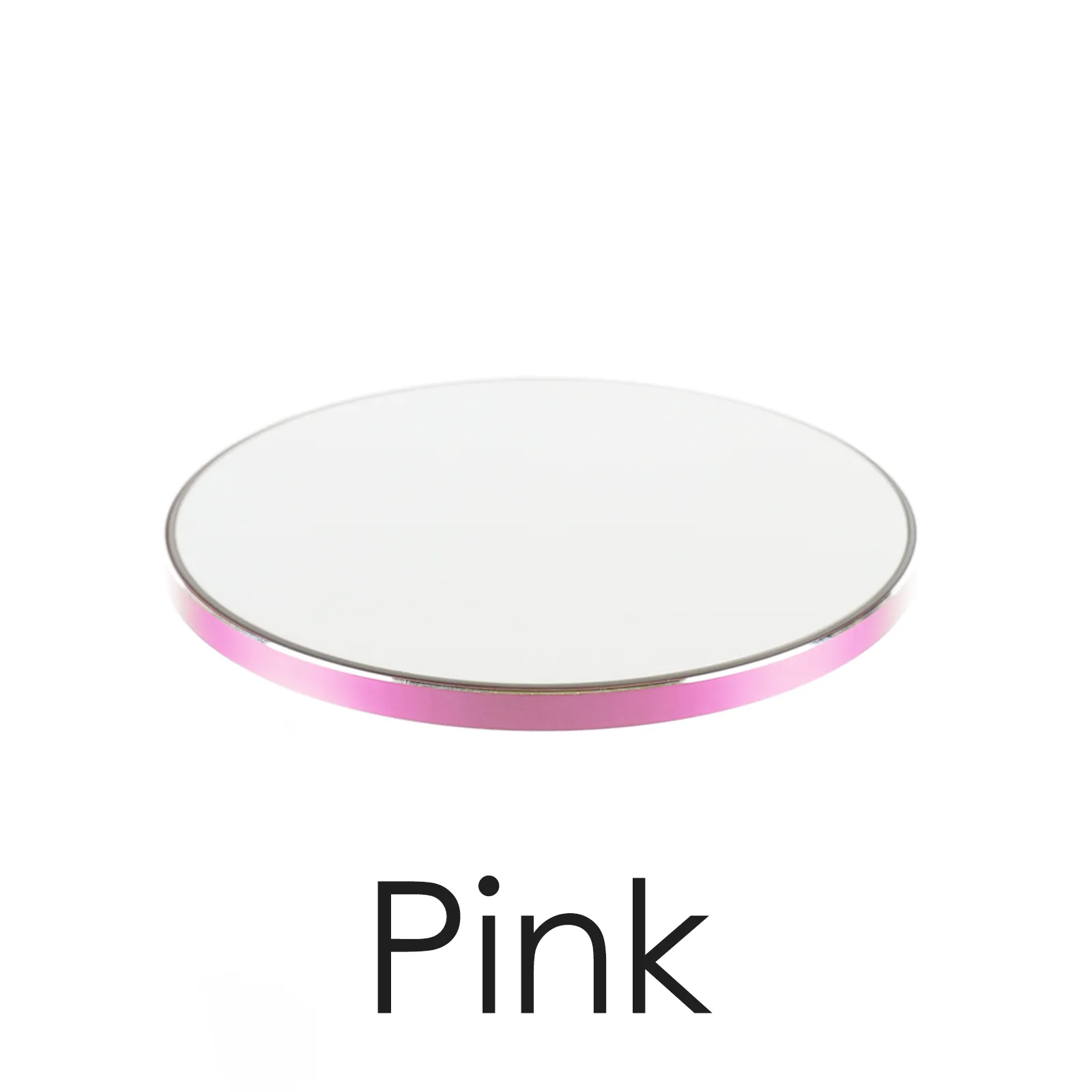 Personalised Wireless Charger with Stylish Text and Heart on Faded Black Marble