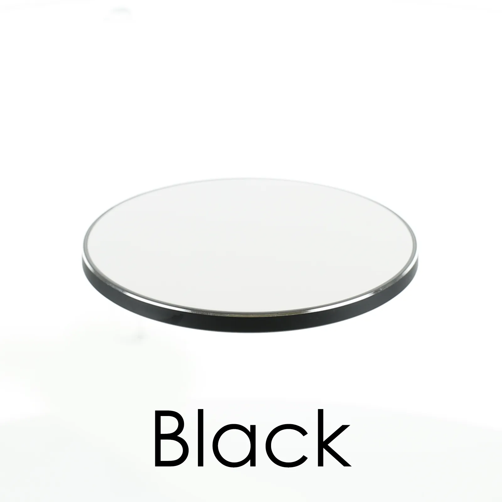 Personalised Wireless Charger with Stylish Text and Heart on Faded Black Marble