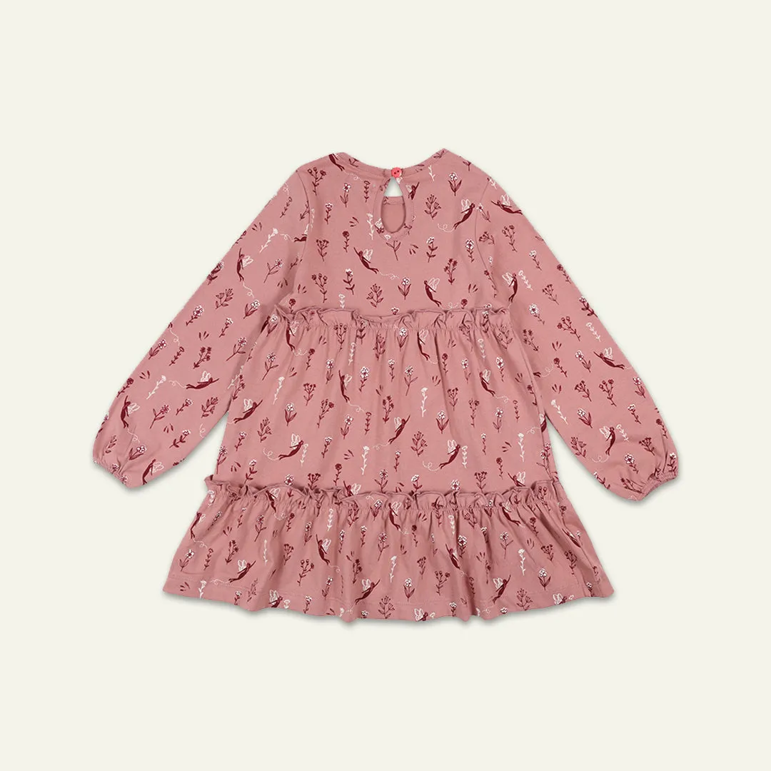 Pink Fairy Print Dress