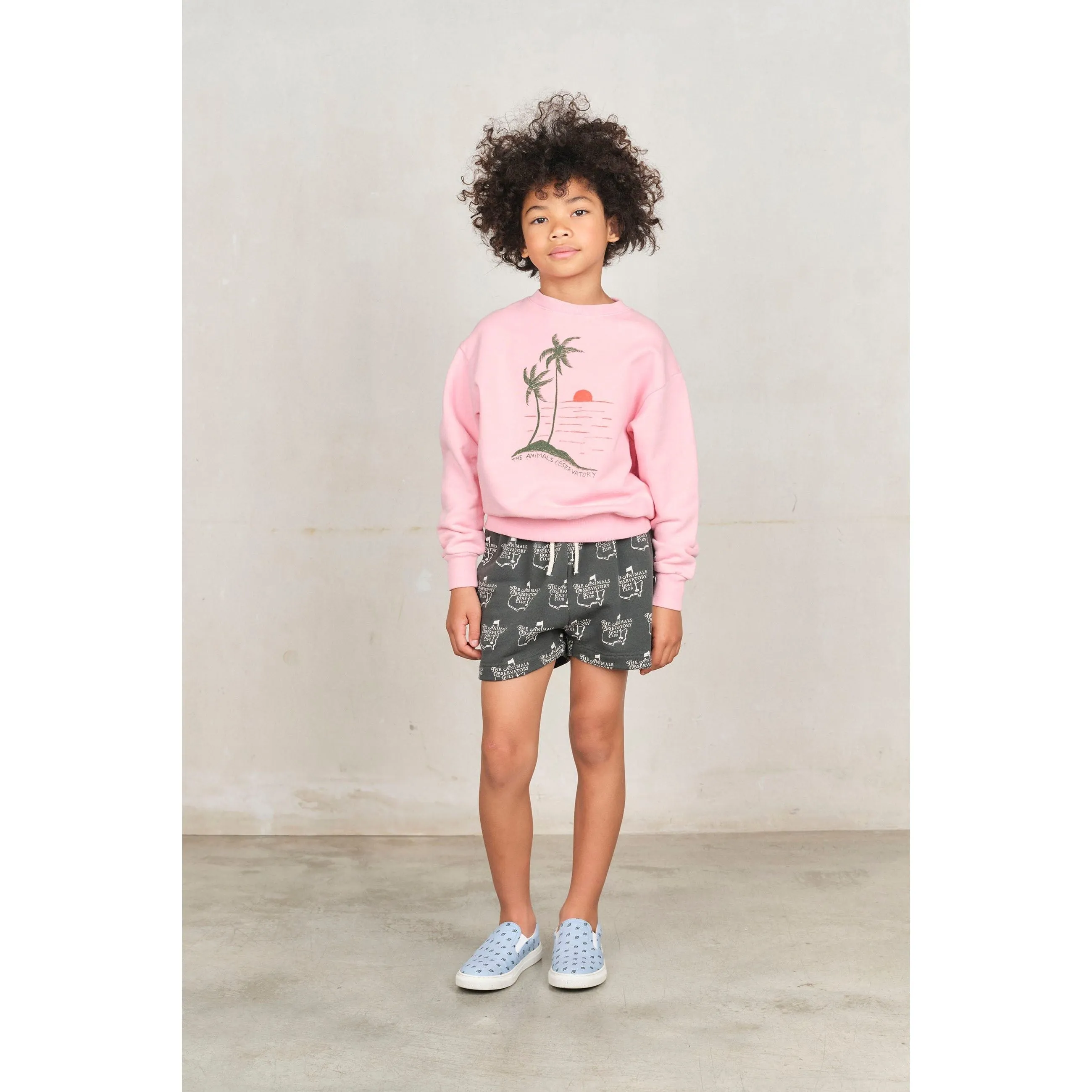Pink Sunset Bear Sweatshirt