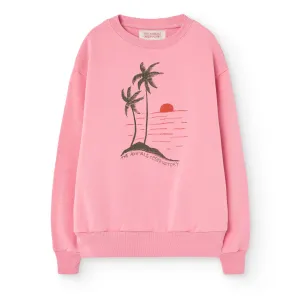 Pink Sunset Bear Sweatshirt