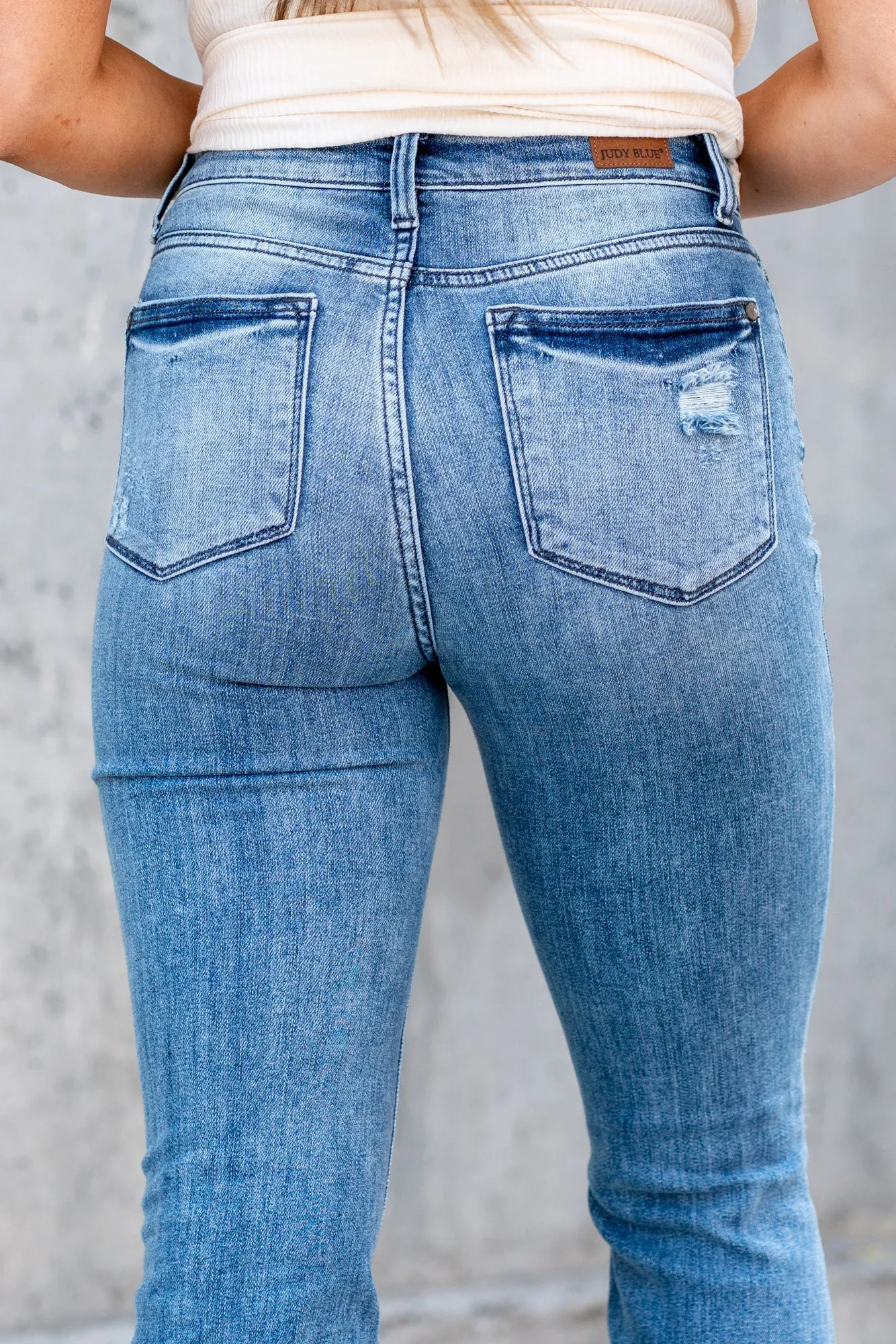 Plus Size Laredo High Rise Distressed Boot Cut