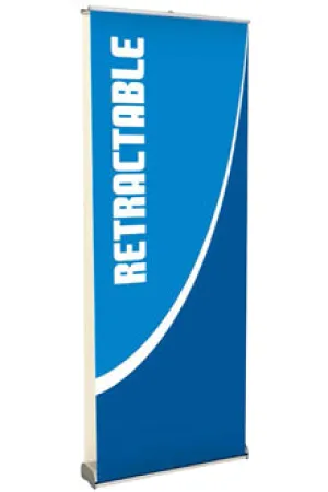 Premium Double Sided Roll Up Banner Stand With Graphic