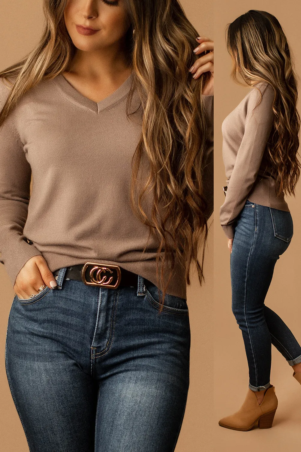 Pretty Like You Sweater (Camel) | FINAL SALE