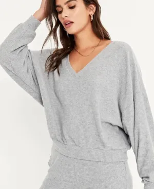 PROJECT SOCIAL T Endless Cozy Rib V-Neck