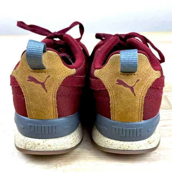 Puma Mens R78 Lux Lace Up Sneakers Shoes Suede Leather Canvas Mens Size 12